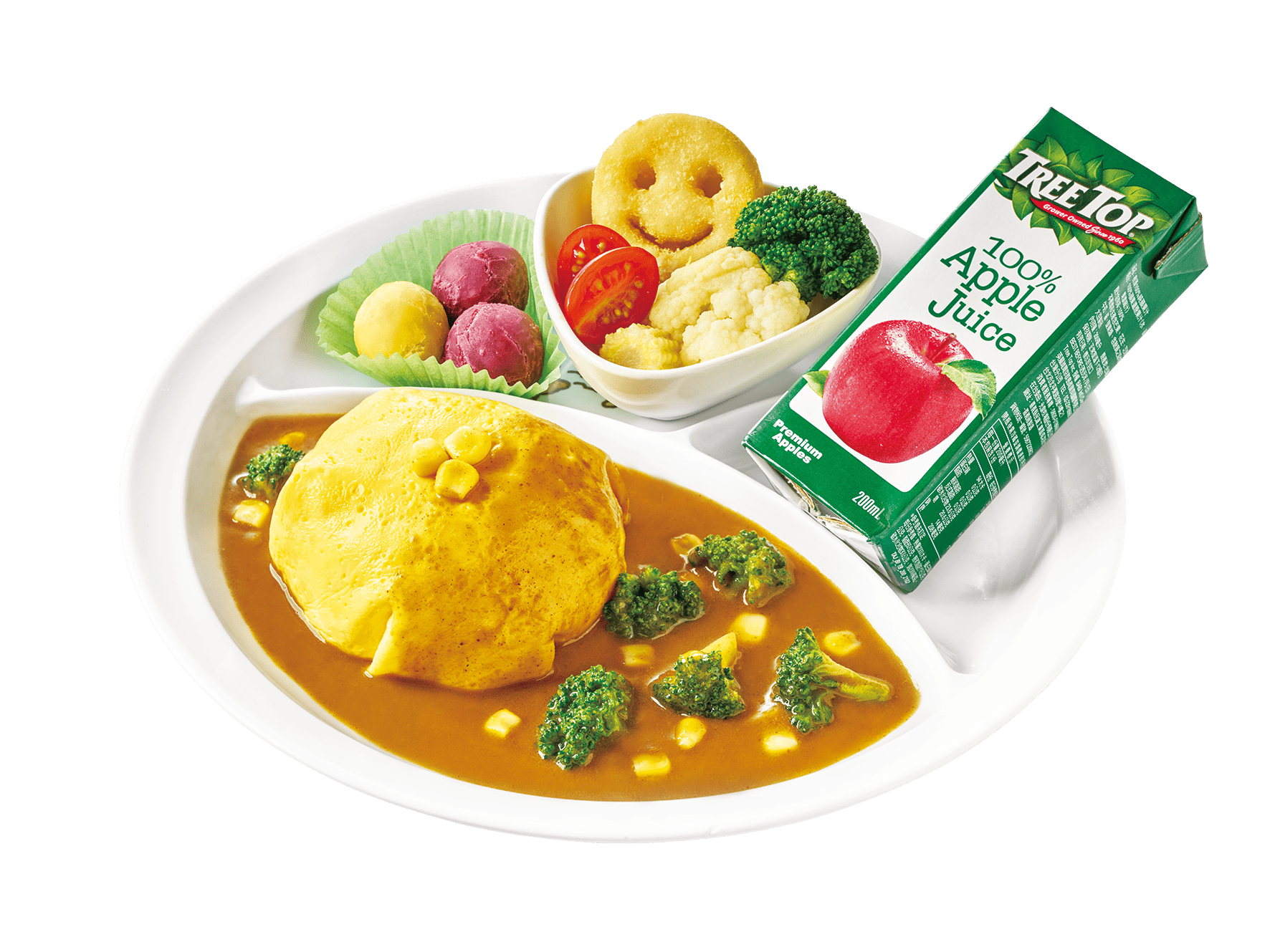 歐姆蛋青花椰菜兒童餐
