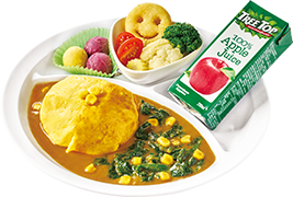 歐姆蛋菠菜兒童餐