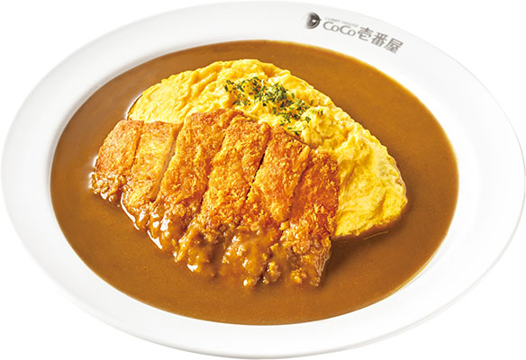 歐姆蛋炸雞排咖哩飯