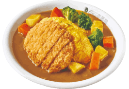 歐姆蛋炸豬排蔬菜咖哩飯 歐姆蛋炸豬排蔬菜咖哩飯