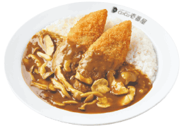 炸魚排綜合菇咖哩飯 炸魚排綜合菇咖哩飯