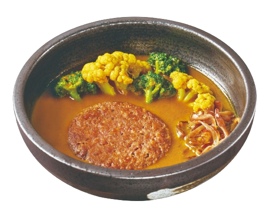 舒植肉漢堡排素食咖哩飯 舒植肉漢堡排素食咖哩飯
