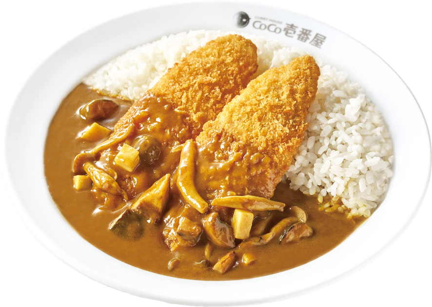 炸魚排綜合菇咖哩飯